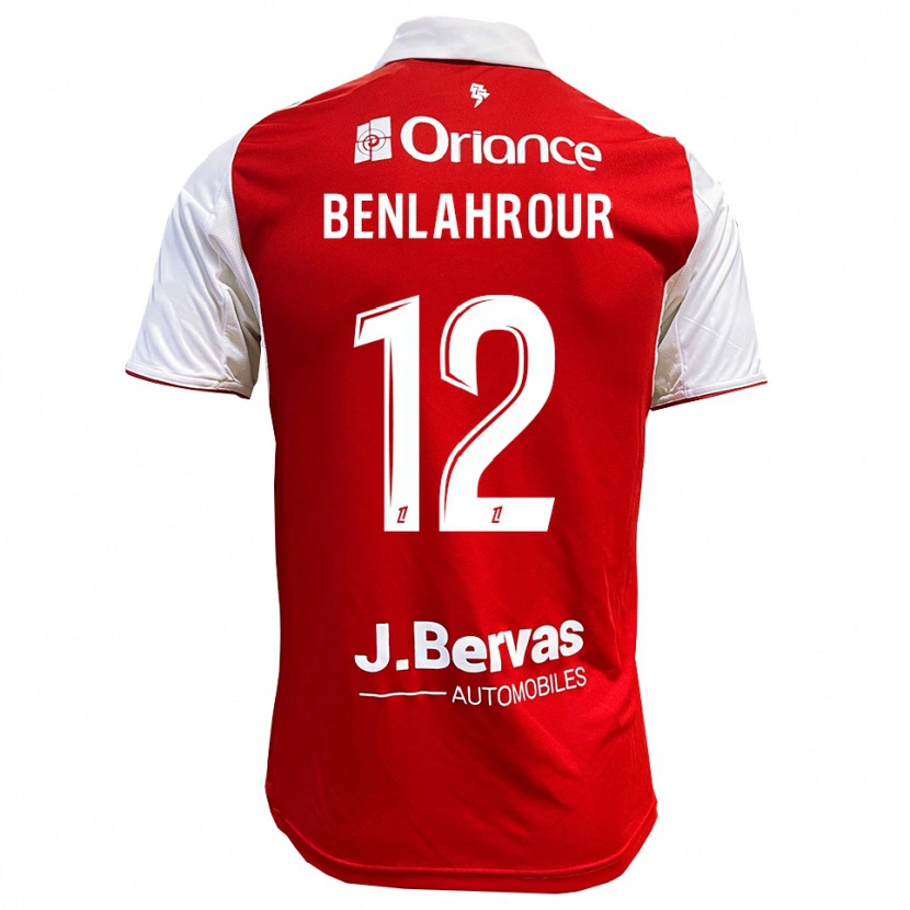 Danxen Herren Ilyes Benlahrour #12 Rot Weiß Heimtrikot Trikot 2025/26 T-Shirt Schweiz
