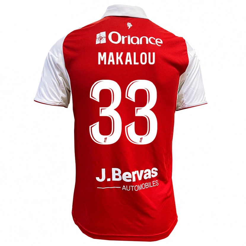 Danxen Herren Hamidou Makalou #33 Rot Weiß Heimtrikot Trikot 2025/26 T-Shirt Schweiz