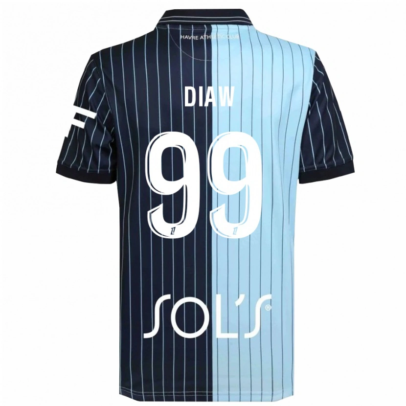 Danxen Herren Mory Diaw #99 Marine Himmelblau Heimtrikot Trikot 2025/26 T-Shirt Schweiz