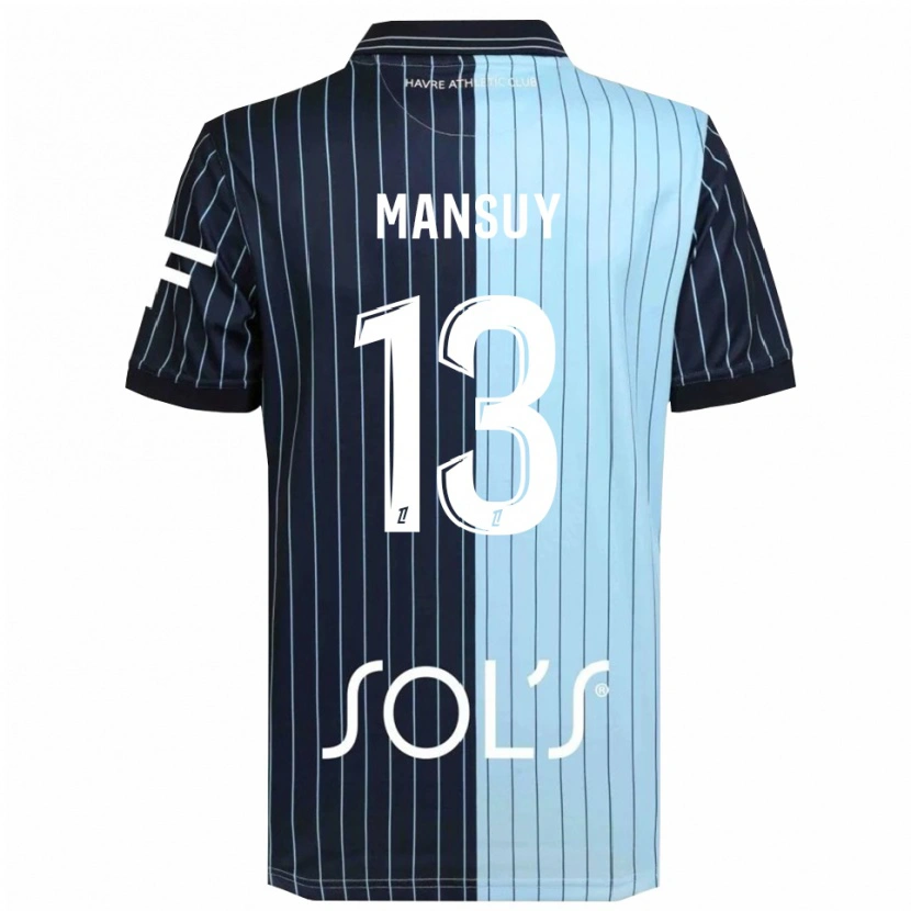 Danxen Herren Héloïse Mansuy #13 Marine Himmelblau Heimtrikot Trikot 2025/26 T-Shirt Schweiz