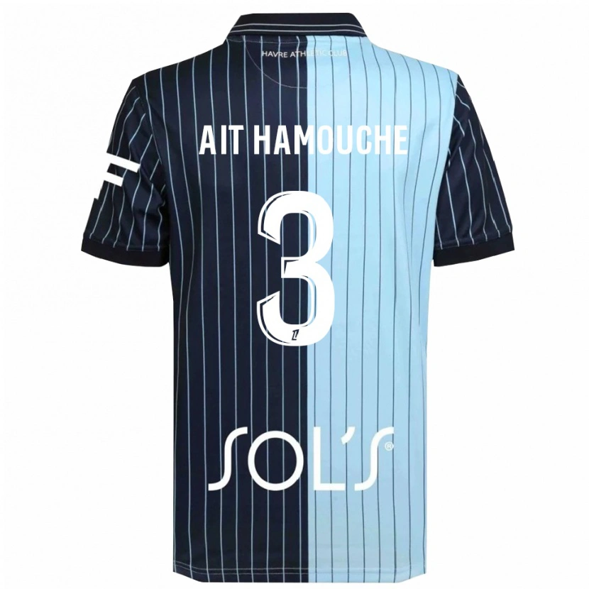 Danxen Herren Massyl Ait Hamouche #3 Marine Himmelblau Heimtrikot Trikot 2025/26 T-Shirt Schweiz