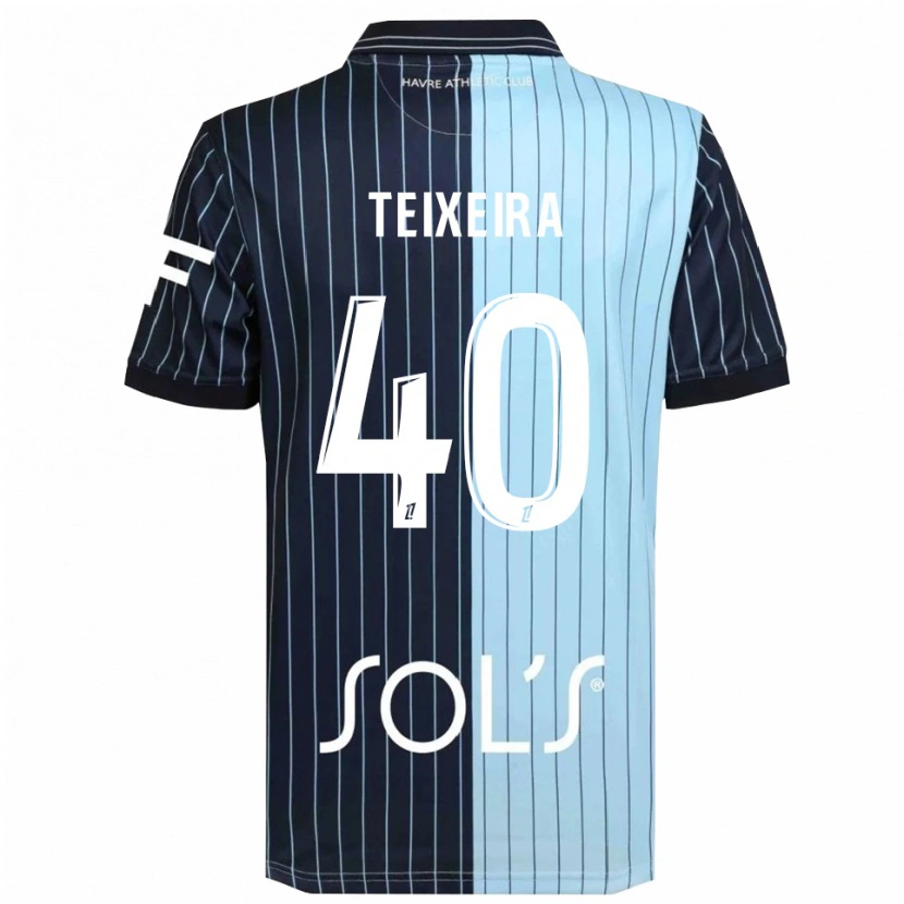 Danxen Herren Alex Teixeira #40 Marine Himmelblau Heimtrikot Trikot 2025/26 T-Shirt Schweiz