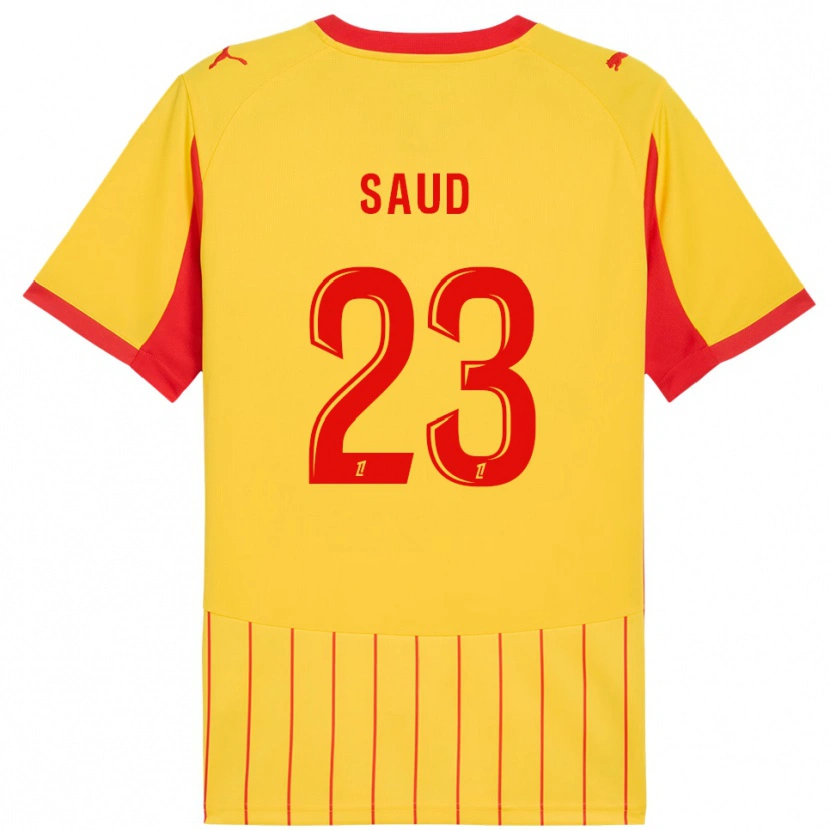 Danxen Herren Saud Abdulhamid #23 Gelb Rot Heimtrikot Trikot 2025/26 T-Shirt Schweiz