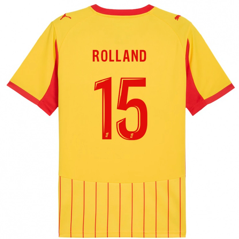Danxen Herren Paul Rolland #15 Gelb Rot Heimtrikot Trikot 2025/26 T-Shirt Schweiz