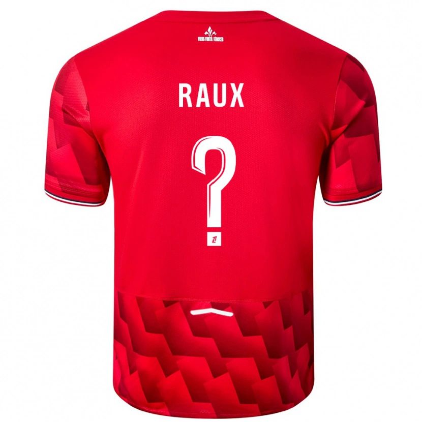 Danxen Herren Jules Raux #0 Rot Weiß Heimtrikot Trikot 2025/26 T-Shirt Schweiz