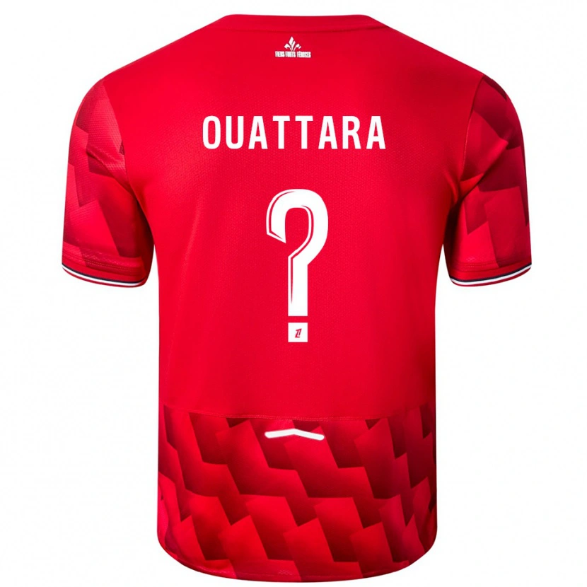 Danxen Herren Fadiga Ouattara #0 Rot Weiß Heimtrikot Trikot 2025/26 T-Shirt Schweiz