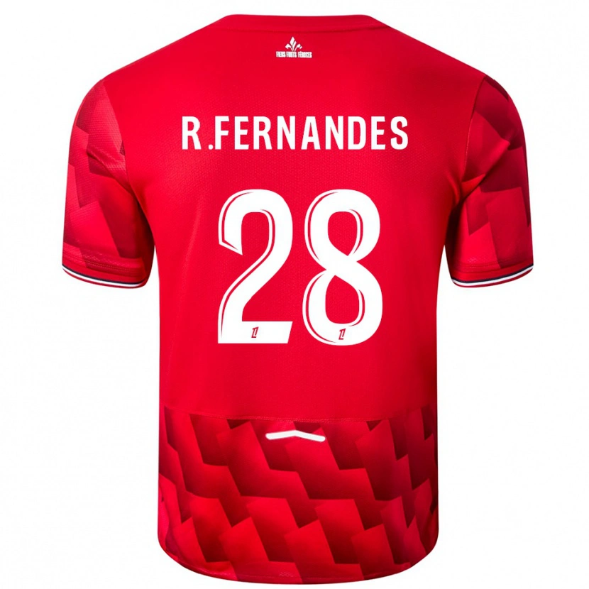 Danxen Herren Rafael Fernandes #28 Rot Weiß Heimtrikot Trikot 2025/26 T-Shirt Schweiz