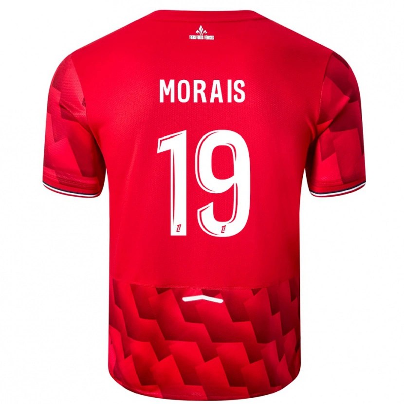 Danxen Herren Tiago Morais #19 Rot Weiß Heimtrikot Trikot 2025/26 T-Shirt Schweiz
