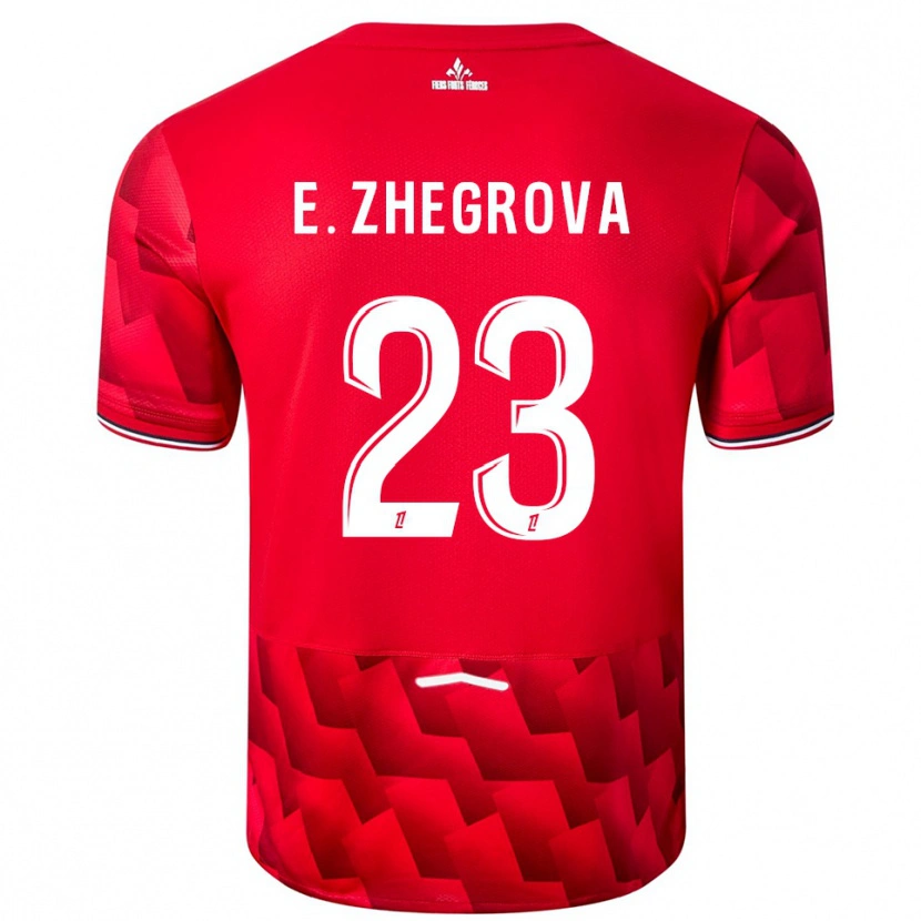 Danxen Herren Edon Zhegrova #23 Rot Weiß Heimtrikot Trikot 2025/26 T-Shirt Schweiz