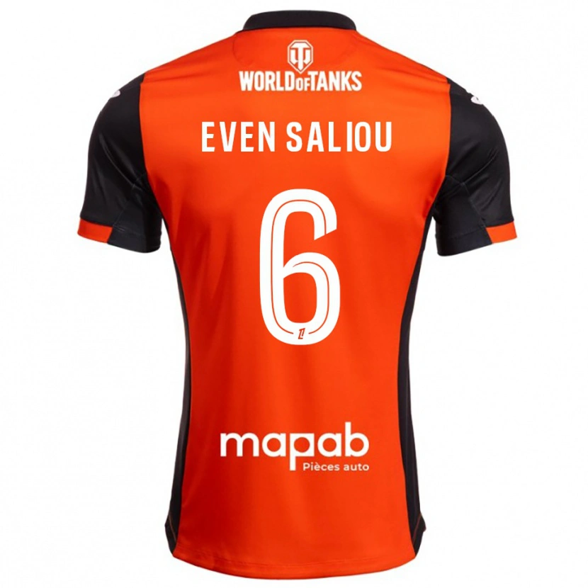 Danxen Herren Emy Even Saliou #6 Schwarz Orange Heimtrikot Trikot 2025/26 T-Shirt Schweiz