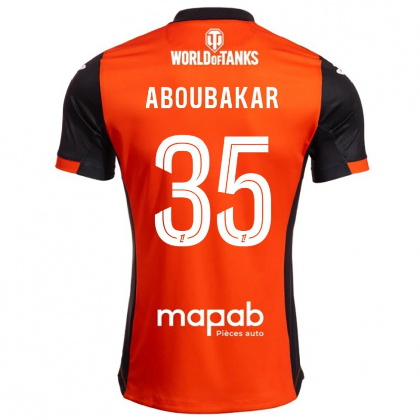 Danxen Herren Siddick Aboubakar #35 Schwarz Orange Heimtrikot Trikot 2025/26 T-Shirt Schweiz
