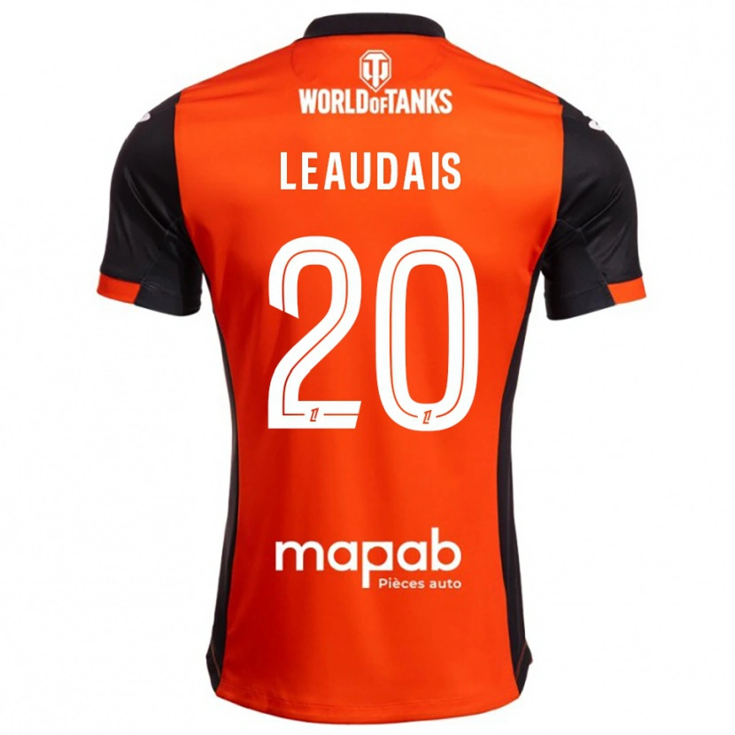 Danxen Herren Lucas Leaudais #20 Schwarz Orange Heimtrikot Trikot 2025/26 T-Shirt Schweiz