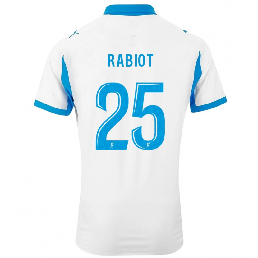Danxen Herren Adrien Rabiot #25 Weiß Himmelblau Heimtrikot Trikot 2025/26 T-Shirt Schweiz