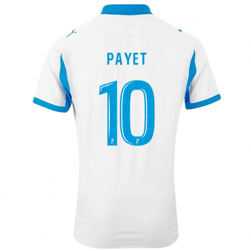 Danxen Herren Dimitri Payet #10 Weiß Himmelblau Heimtrikot Trikot 2025/26 T-Shirt Schweiz