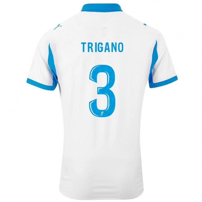Danxen Herren Paolo Trigano #3 Weiß Himmelblau Heimtrikot Trikot 2025/26 T-Shirt Schweiz