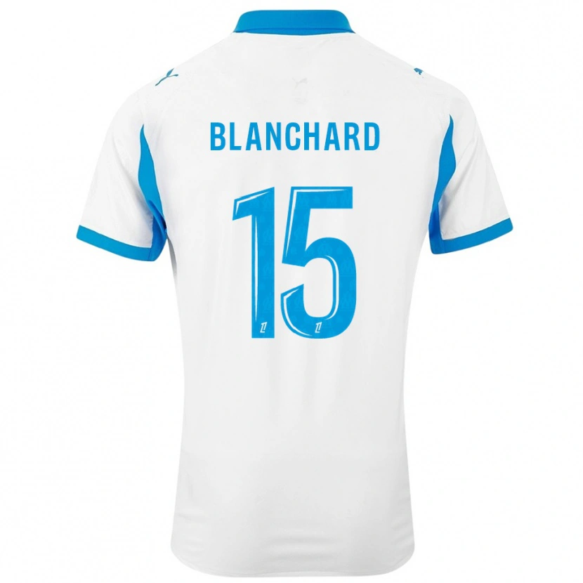Danxen Herren Ninon Blanchard #15 Weiß Himmelblau Heimtrikot Trikot 2025/26 T-Shirt Schweiz