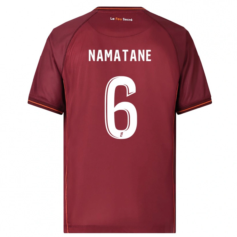 Danxen Herren Joseph Namatane #6 Burgunderrot Weiß Heimtrikot Trikot 2025/26 T-Shirt Schweiz