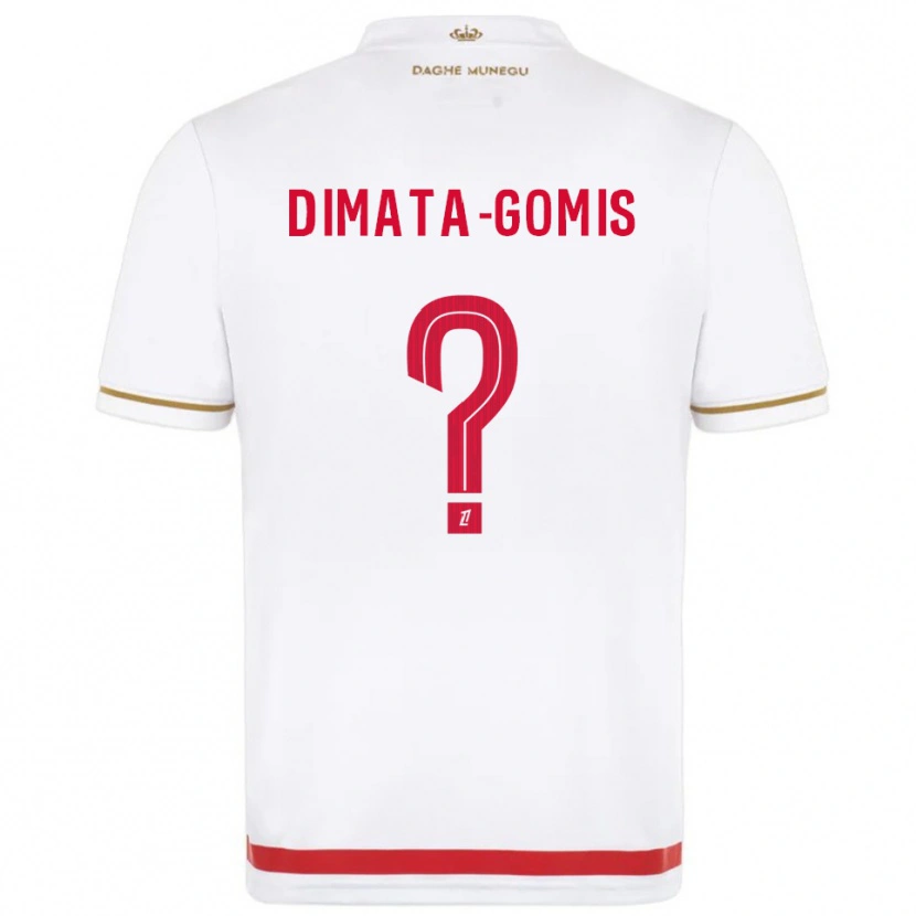 Danxen Herren Kamron Dimata-Gomis #0 Rot Weiß Heimtrikot Trikot 2025/26 T-Shirt Schweiz