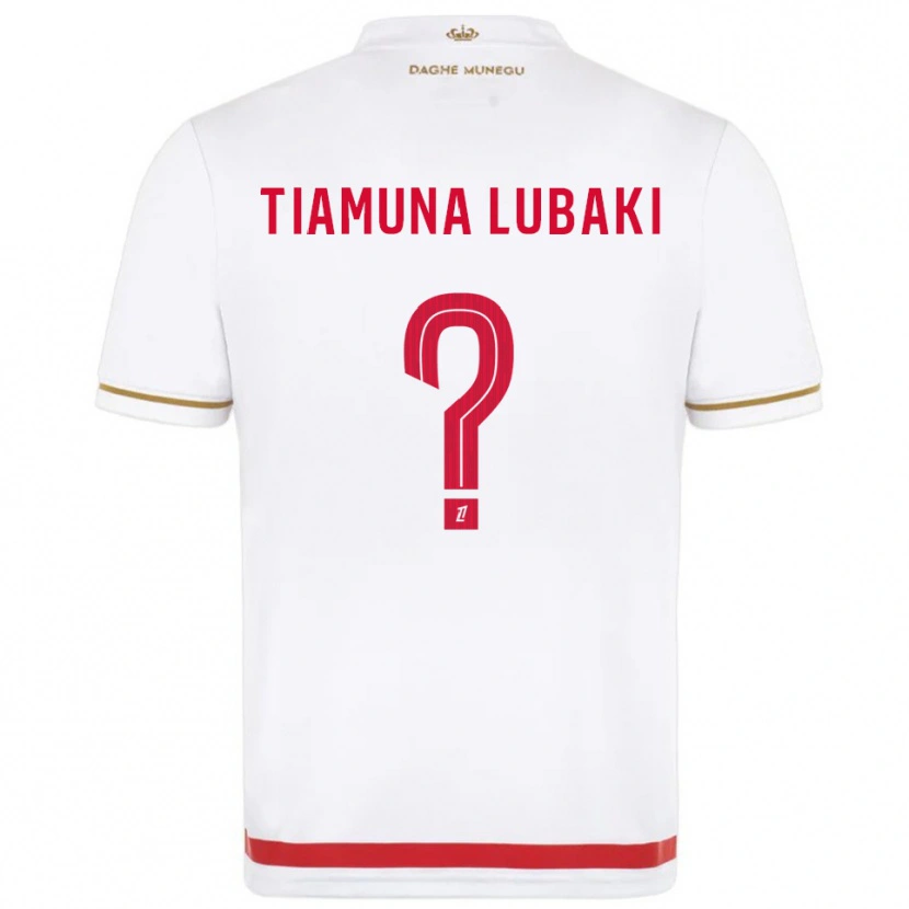 Danxen Herren Loïc Tiamuna Lubaki #0 Rot Weiß Heimtrikot Trikot 2025/26 T-Shirt Schweiz