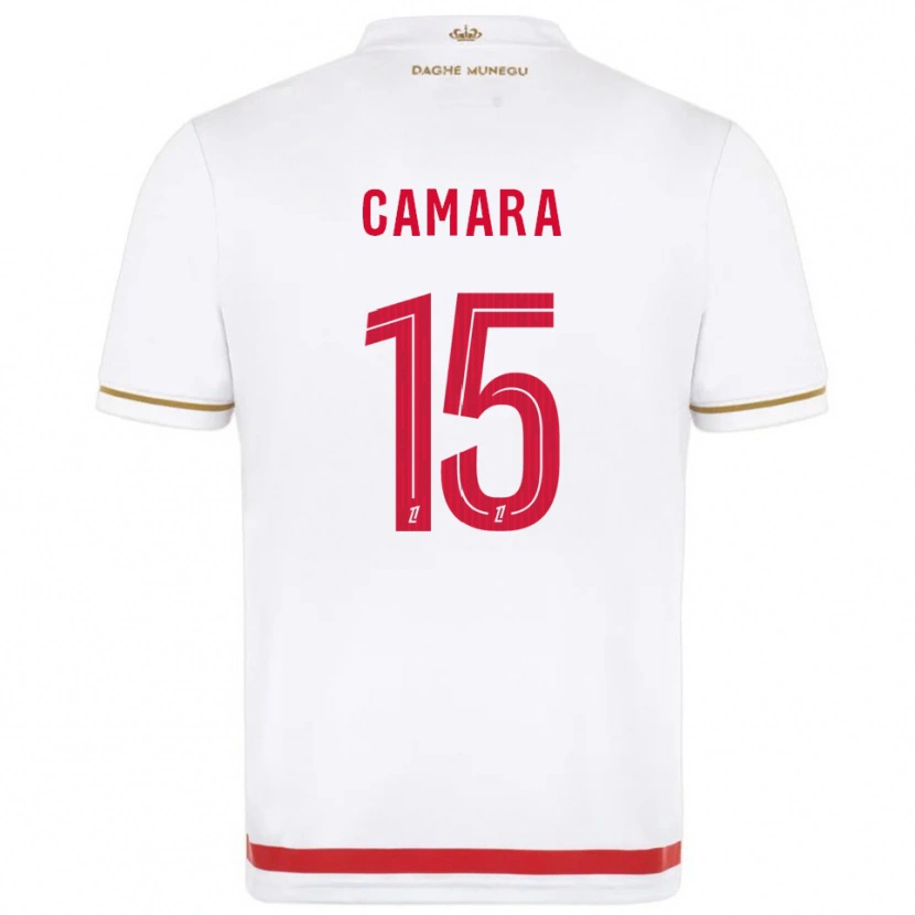 Danxen Herren Lamine Camara #15 Rot Weiß Heimtrikot Trikot 2025/26 T-Shirt Schweiz