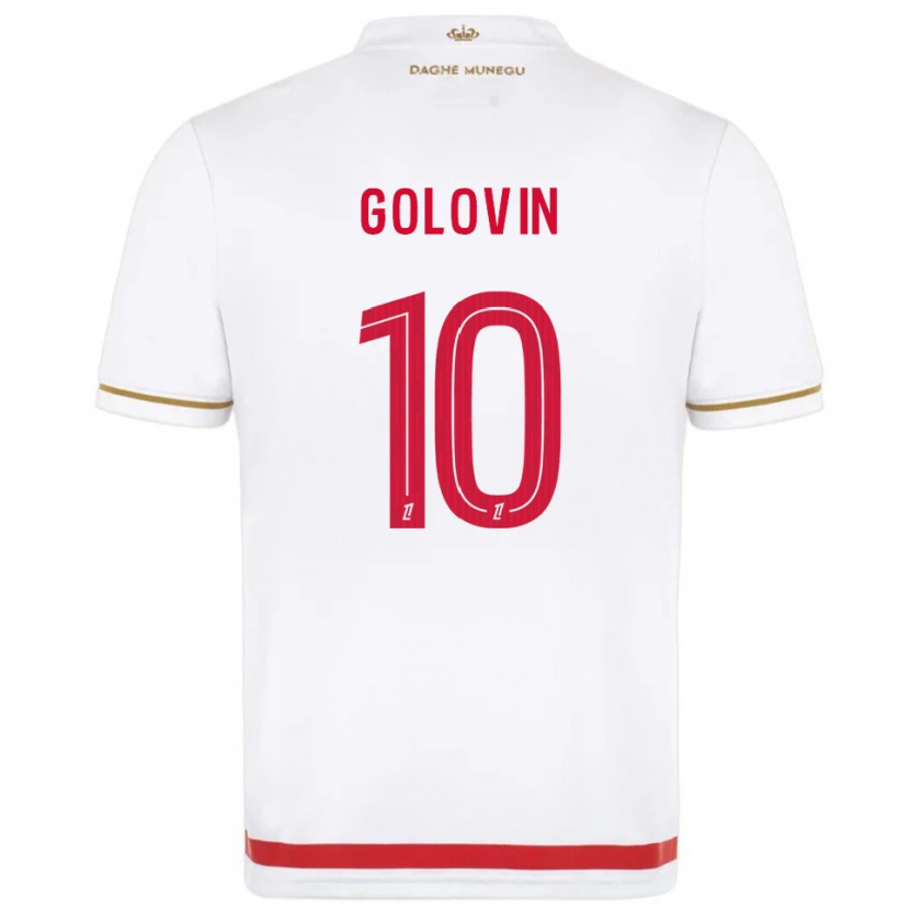 Danxen Herren Aleksandr Golovin #10 Rot Weiß Heimtrikot Trikot 2025/26 T-Shirt Schweiz