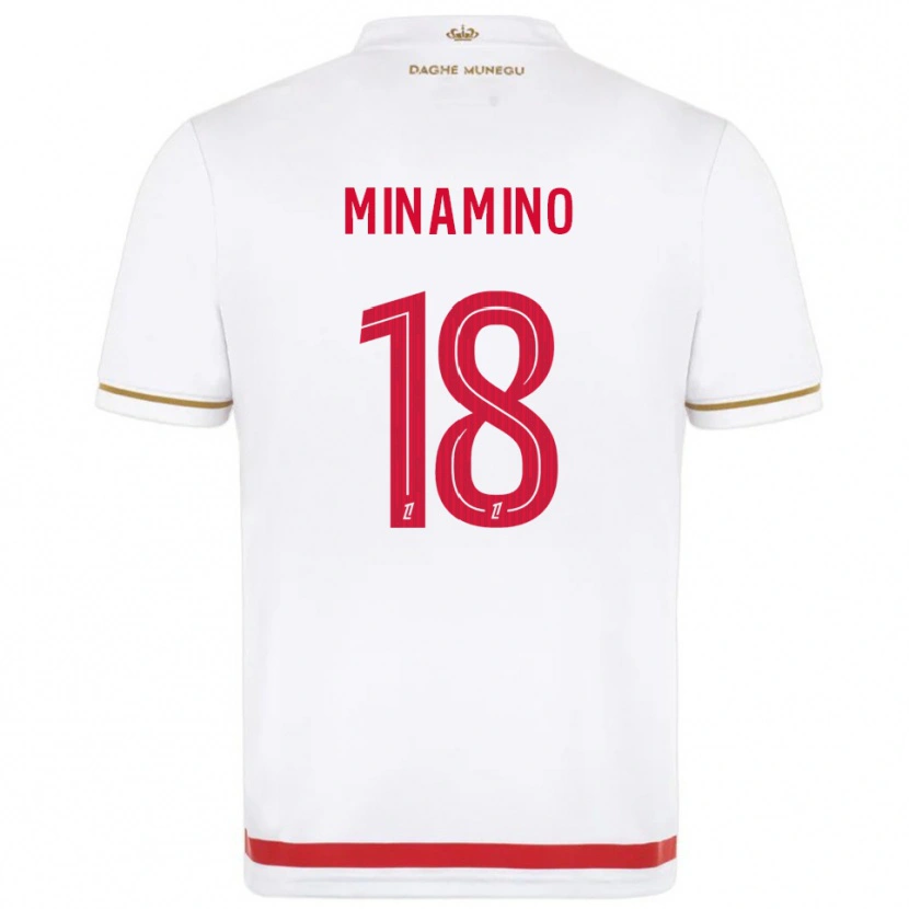 Danxen Herren Takumi Minamino #18 Rot Weiß Heimtrikot Trikot 2025/26 T-Shirt Schweiz