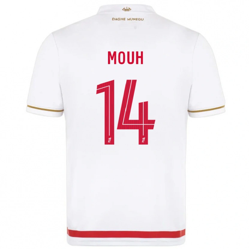 Danxen Herren Yasir Mouh #14 Rot Weiß Heimtrikot Trikot 2025/26 T-Shirt Schweiz