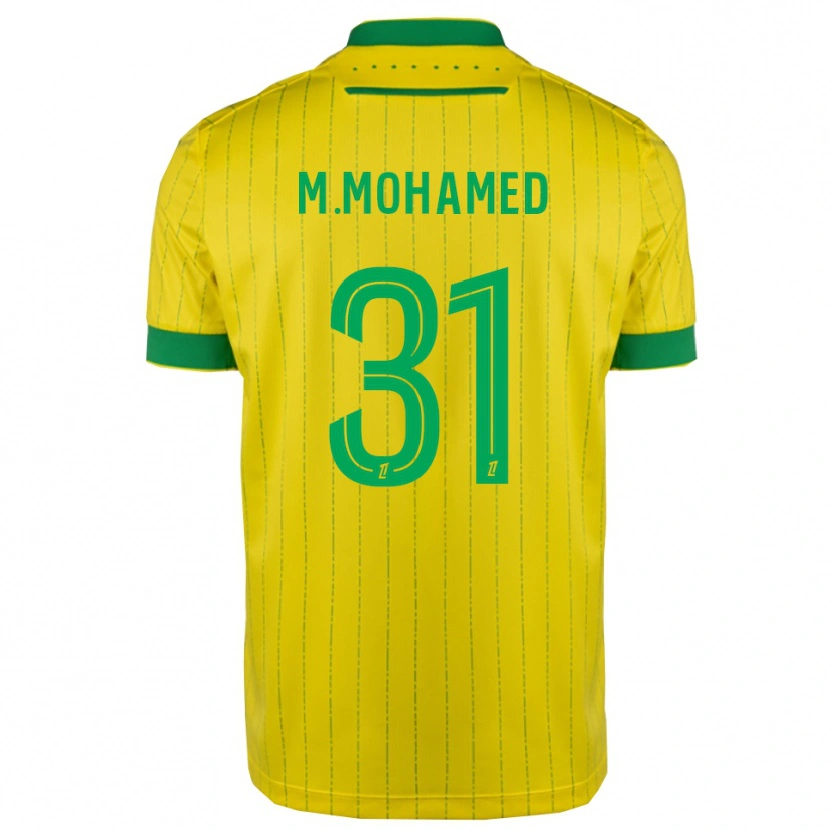 Danxen Herren Mostafa Mohamed #31 Gelb Grün Heimtrikot Trikot 2025/26 T-Shirt Schweiz