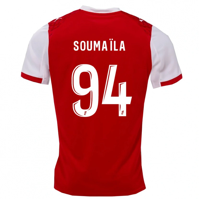 Danxen Herren Soumaïla Sylla #94 Rot Weiß Heimtrikot Trikot 2025/26 T-Shirt Schweiz