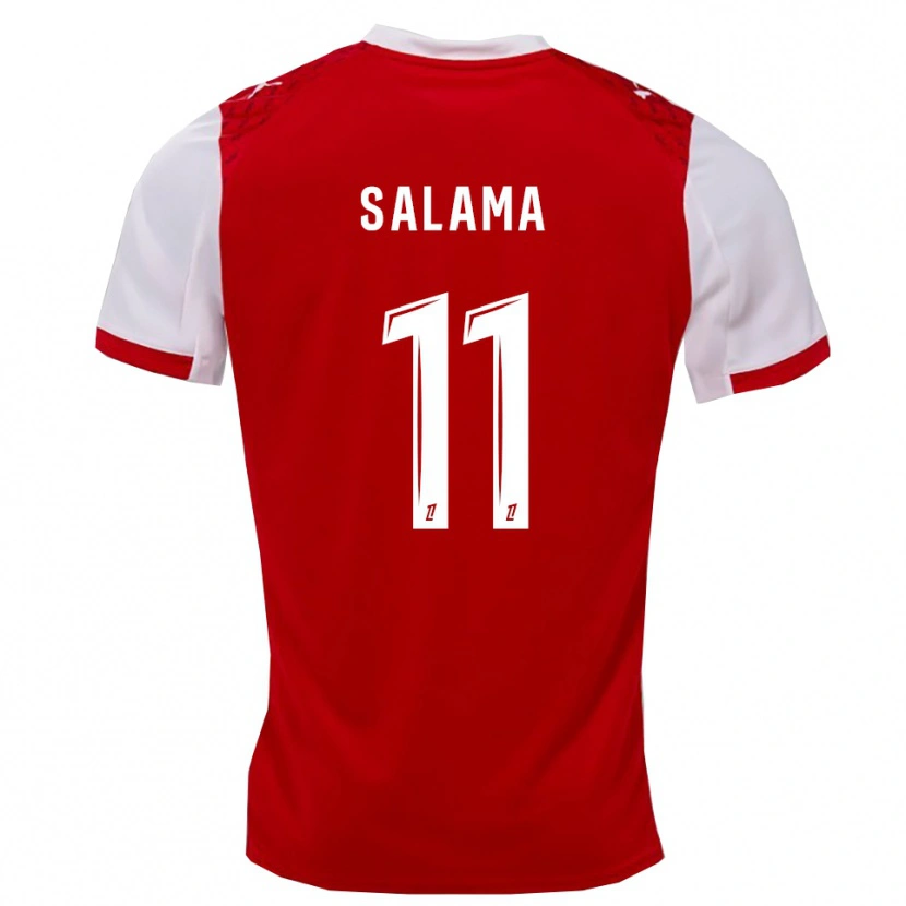Danxen Herren Amine Salama #11 Rot Weiß Heimtrikot Trikot 2025/26 T-Shirt Schweiz