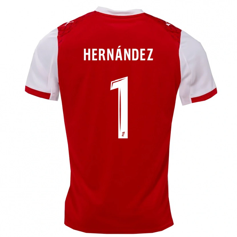 Danxen Herren Melvin Hernández #1 Rot Weiß Heimtrikot Trikot 2025/26 T-Shirt Schweiz