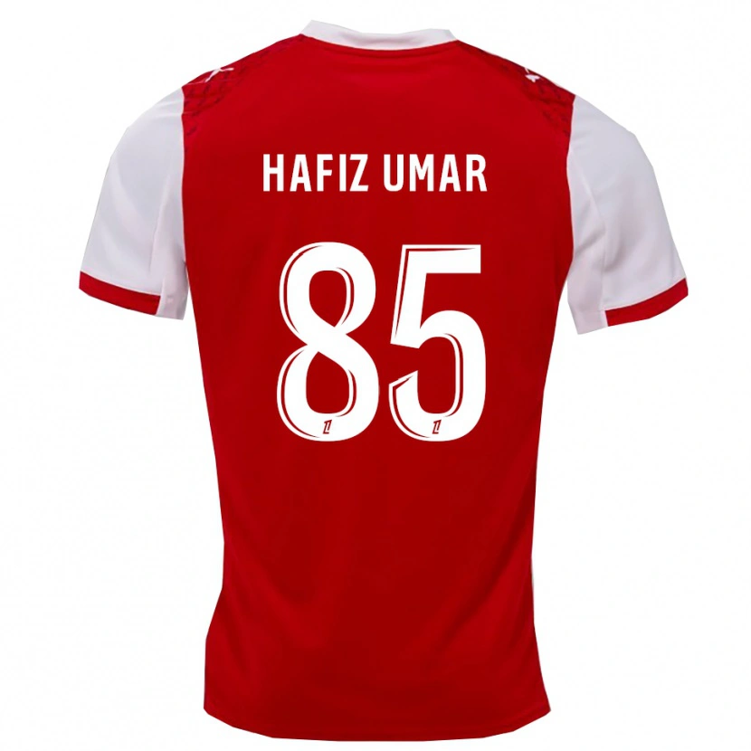 Danxen Herren Ibrahim Hafiz Umar #85 Rot Weiß Heimtrikot Trikot 2025/26 T-Shirt Schweiz