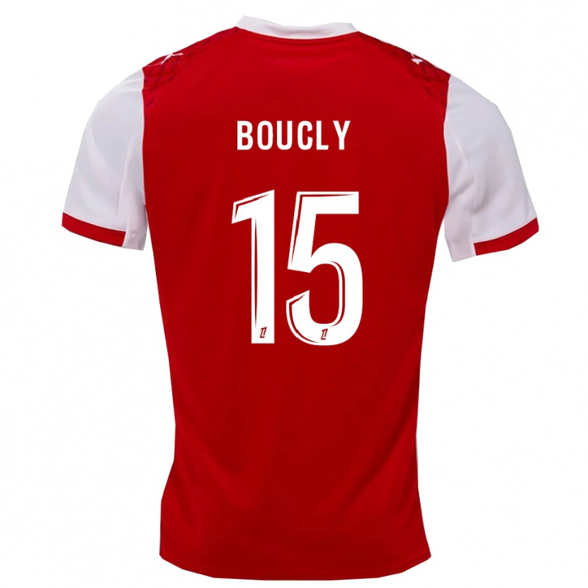 Danxen Herren Maïté Boucly #15 Rot Weiß Heimtrikot Trikot 2025/26 T-Shirt Schweiz