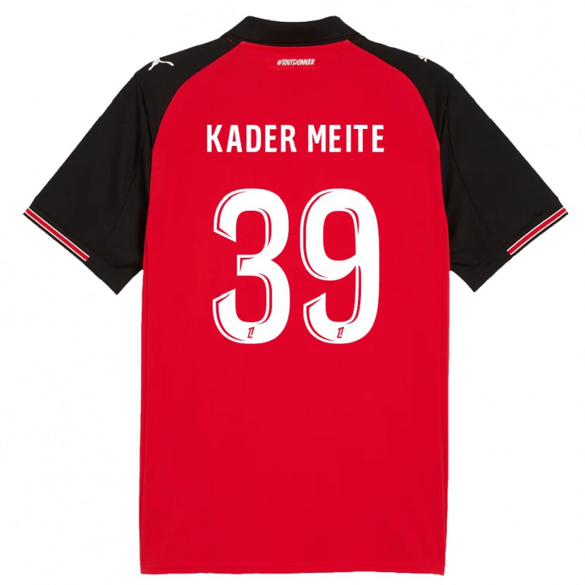 Danxen Herren Mohamed Kader Meïté #39 Rot Schwarz Heimtrikot Trikot 2025/26 T-Shirt Schweiz