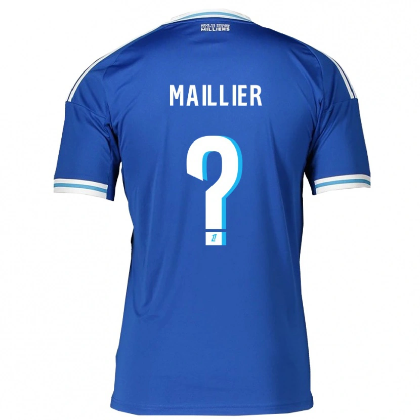 Danxen Herren Pauline Maillier #0 Blau Weiß Heimtrikot Trikot 2025/26 T-Shirt Schweiz