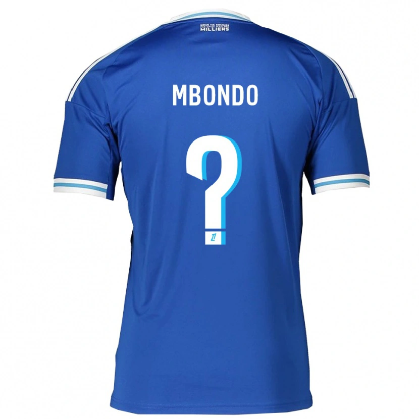Danxen Herren Fredy André Mbondo #0 Blau Weiß Heimtrikot Trikot 2025/26 T-Shirt Schweiz