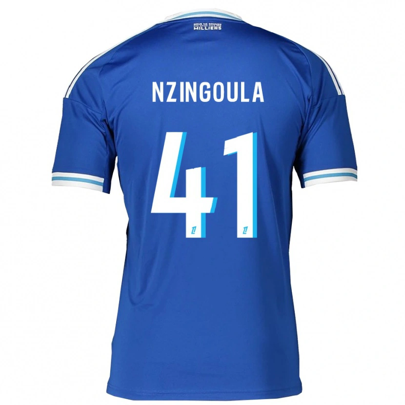 Danxen Herren Rabby Nzingoula #41 Blau Weiß Heimtrikot Trikot 2025/26 T-Shirt Schweiz