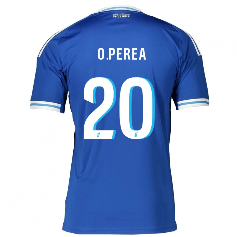 Danxen Herren Óscar Perea #20 Blau Weiß Heimtrikot Trikot 2025/26 T-Shirt Schweiz