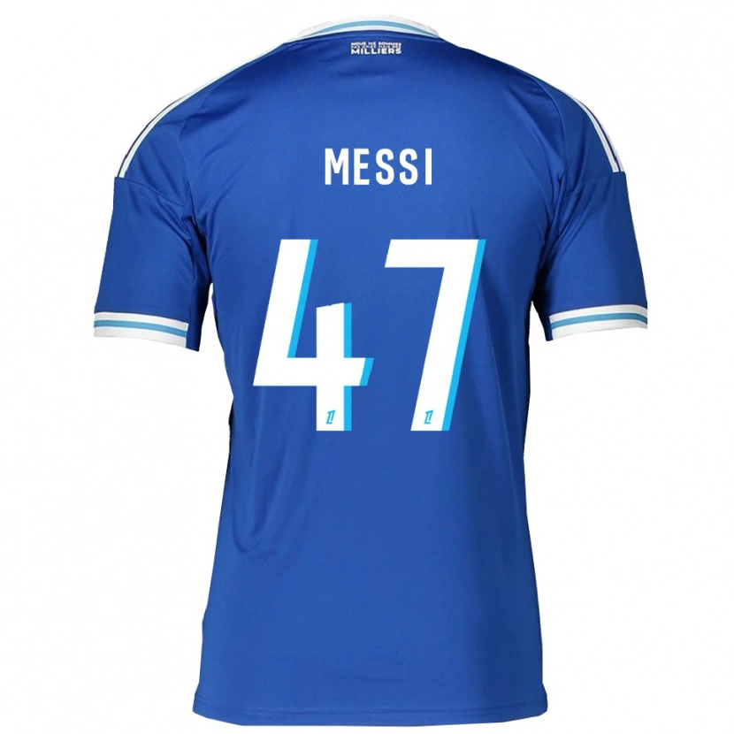 Danxen Herren Rayane Messi #47 Blau Weiß Heimtrikot Trikot 2025/26 T-Shirt Schweiz