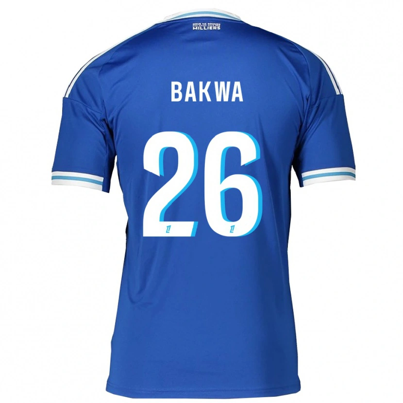 Danxen Herren Dilane Bakwa #26 Blau Weiß Heimtrikot Trikot 2025/26 T-Shirt Schweiz