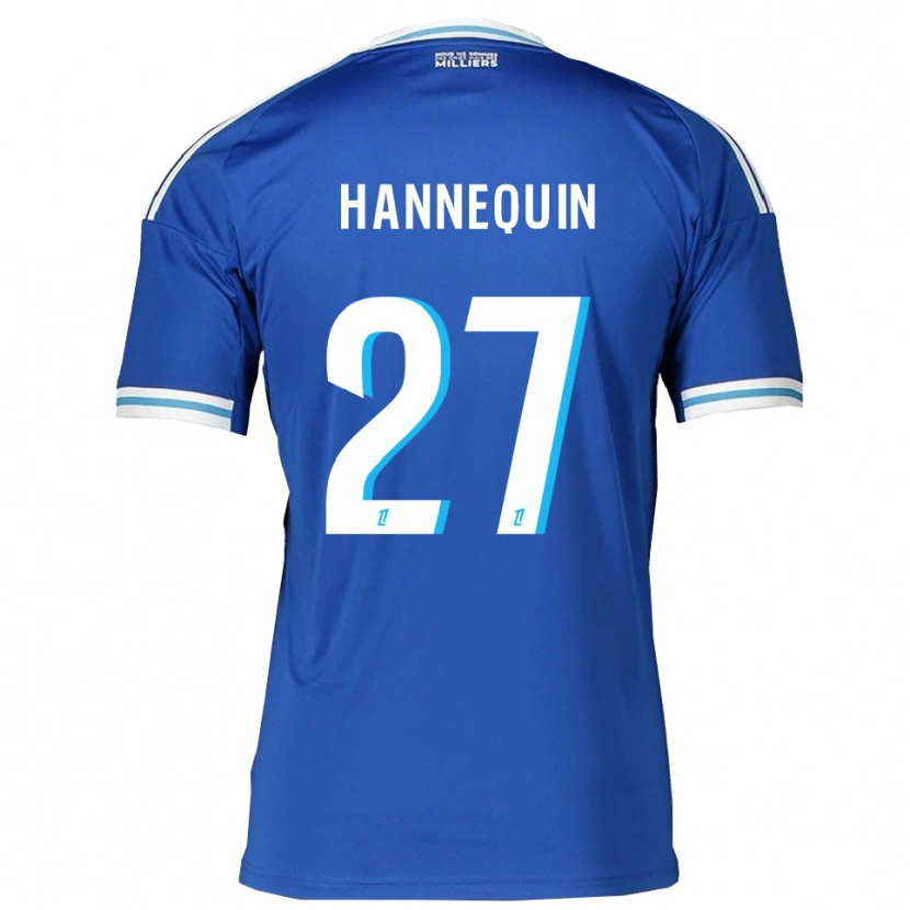 Danxen Herren Laurine Hannequin #27 Blau Weiß Heimtrikot Trikot 2025/26 T-Shirt Schweiz