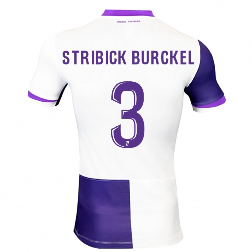 Danxen Herren Laetitia Stribick-Burckel #3 Lila Weiß Heimtrikot Trikot 2025/26 T-Shirt Schweiz