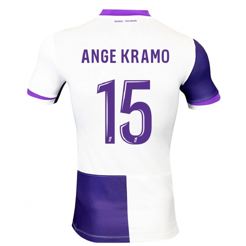 Danxen Herren Marie Ange Kramo #15 Lila Weiß Heimtrikot Trikot 2025/26 T-Shirt Schweiz