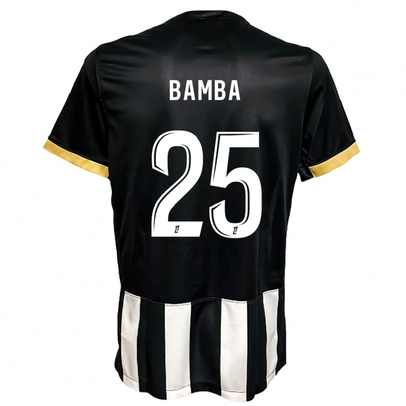 Danxen Herren Abdoulaye Bamba #25 Schwarz Weiß Heimtrikot Trikot 2025/26 T-Shirt Schweiz