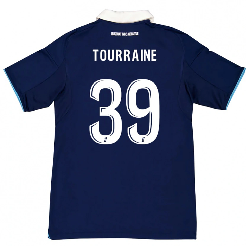 Danxen Herren Mathys Tourraine #39 Dunkelblau Weiß Heimtrikot Trikot 2025/26 T-Shirt Schweiz