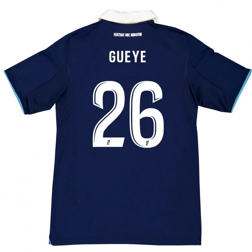 Danxen Herren Lamine Gueye #26 Dunkelblau Weiß Heimtrikot Trikot 2025/26 T-Shirt Schweiz