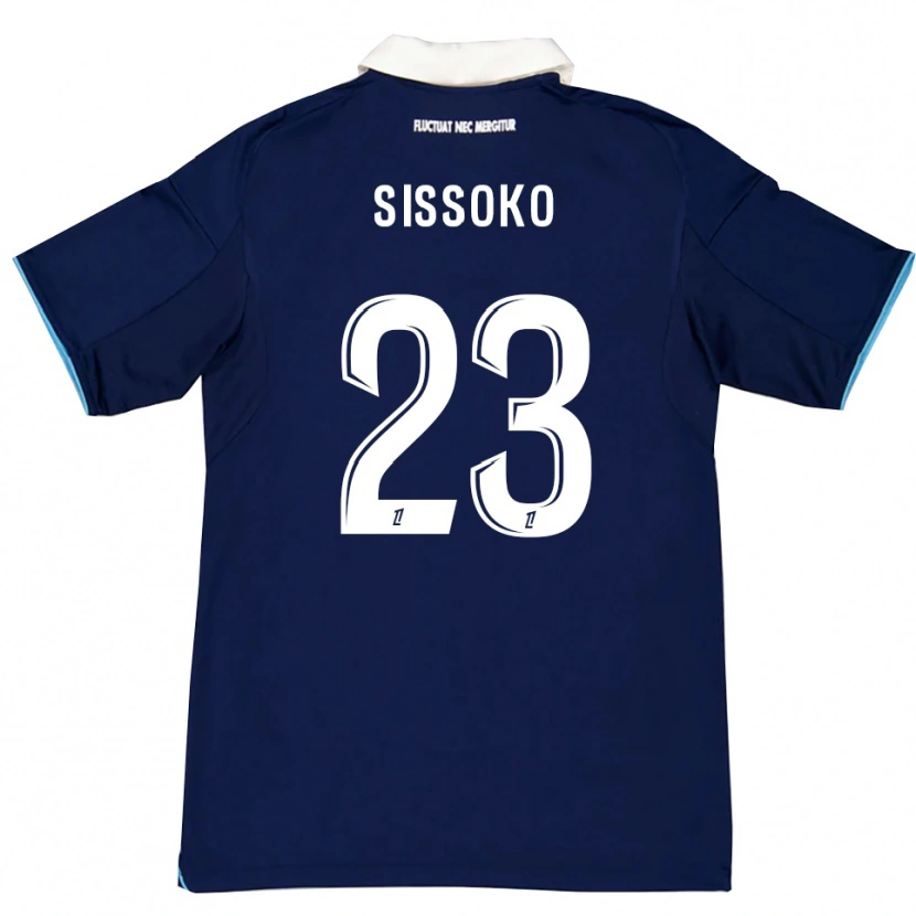 Danxen Herren Teninsoun Sissoko #23 Dunkelblau Weiß Heimtrikot Trikot 2025/26 T-Shirt Schweiz