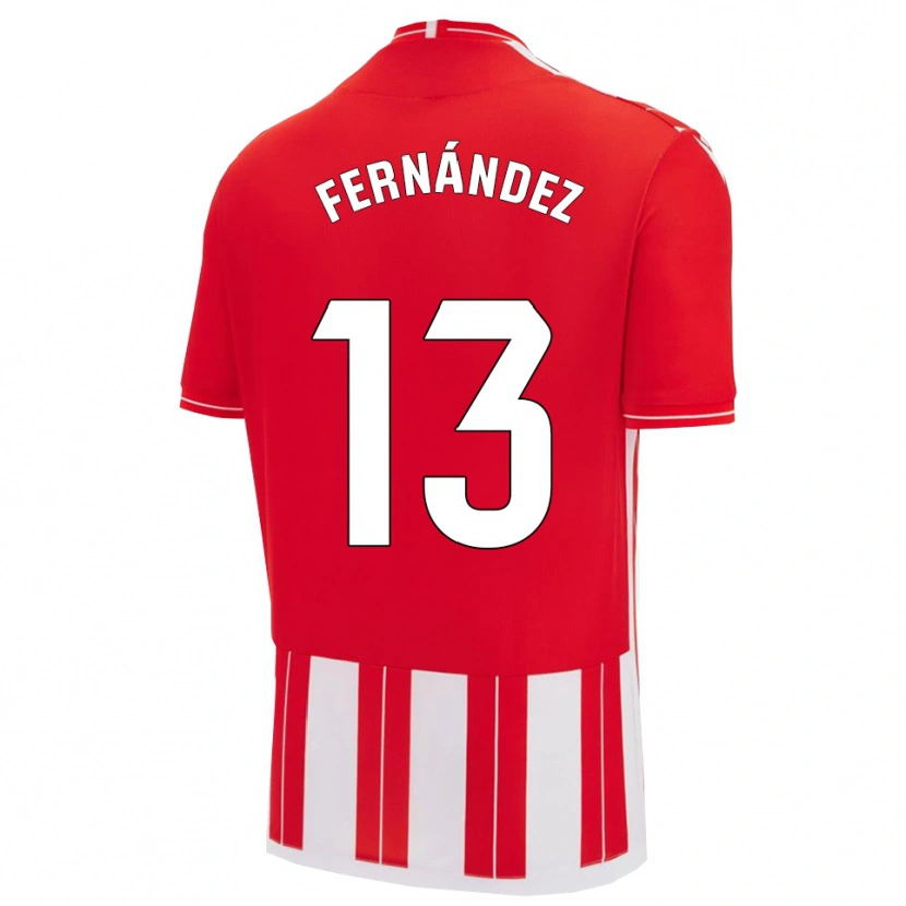 Danxen Herren Andrés Fernández #13 Rot Weiß Heimtrikot Trikot 2025/26 T-Shirt Schweiz
