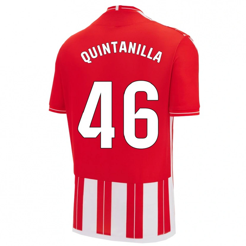 Danxen Herren Rubén Quintanilla #46 Rot Weiß Heimtrikot Trikot 2025/26 T-Shirt Schweiz