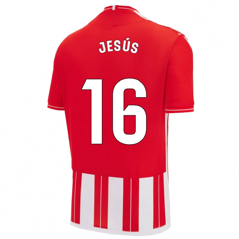 Danxen Herren Antonio Jesús #16 Rot Weiß Heimtrikot Trikot 2025/26 T-Shirt Schweiz